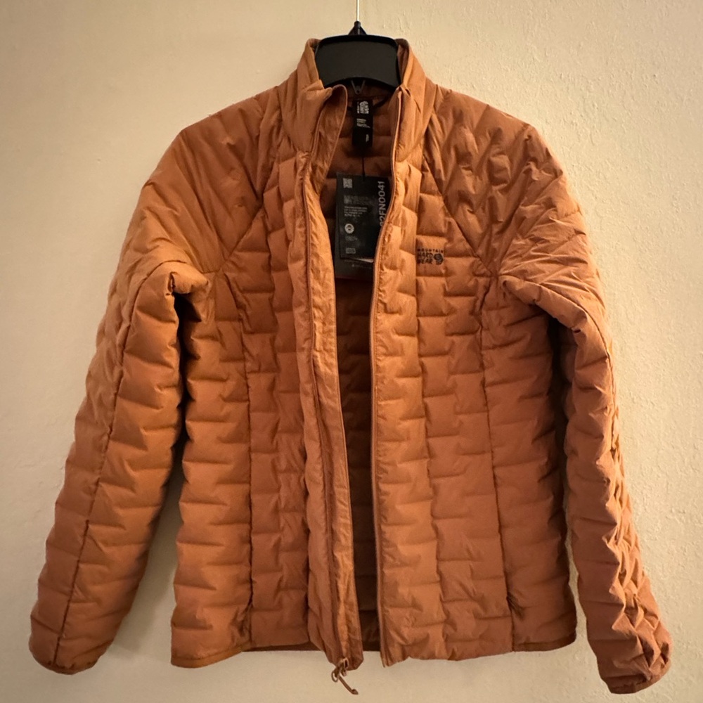 Mountain Hardware Stretchdown jacket in Iron Oxide women’s size small